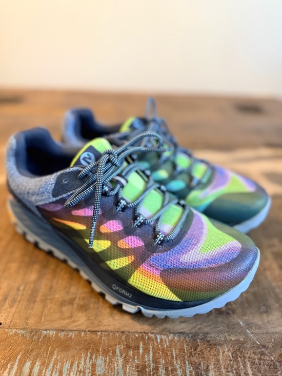 Merrell Shoes - Merrell Kids Multicolor Green Purple Athletic Sneakers